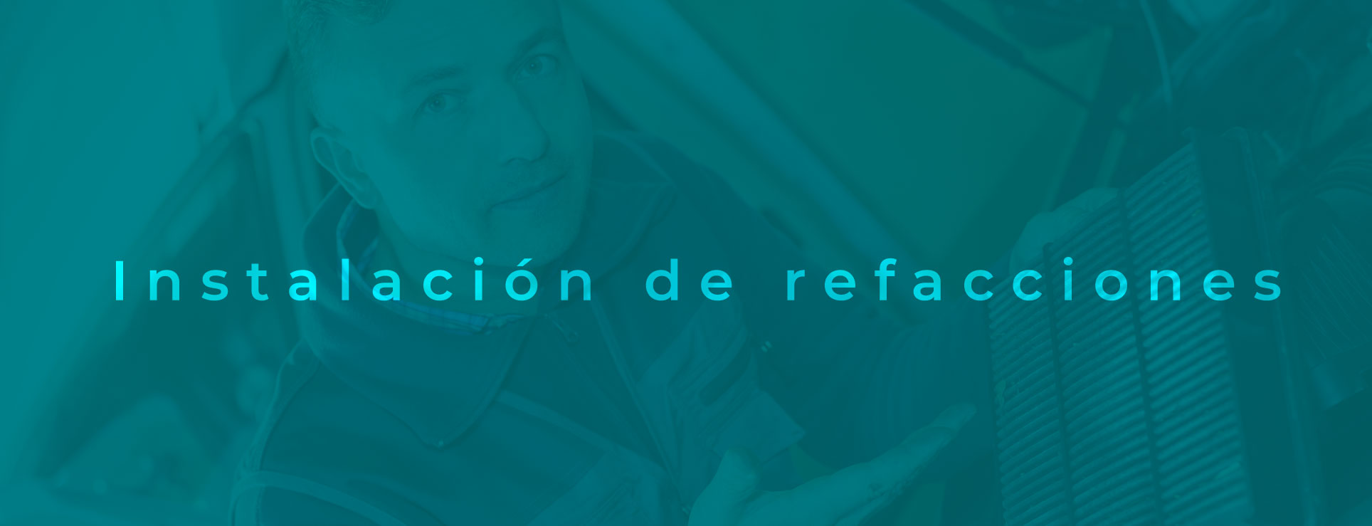 intalación de refacciones